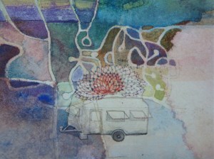 MGlikson_ Caravan of Ling_from Dear Safia, video,watercolour,paper_2013